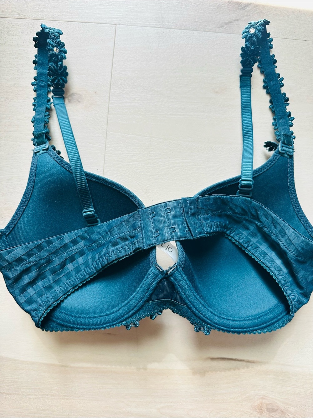 Avero Heart Shape Bra Empire Green Teal Floral-Trim T-Shirt Bra - Comfortable - Picture 10 of 16